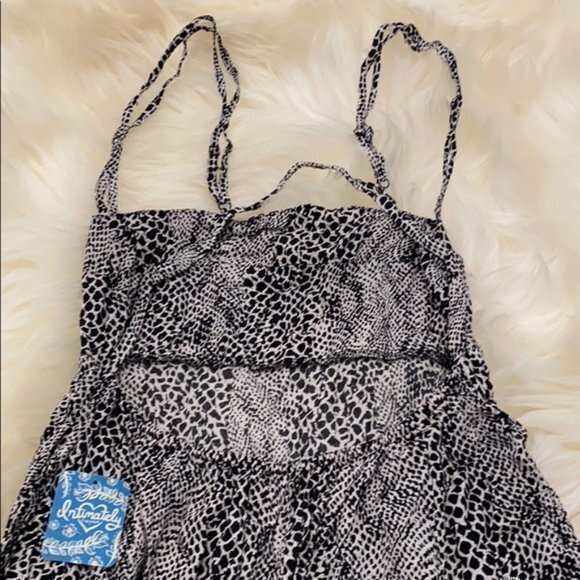 Free People Wild Child Minidress in Black Combo. XS - Picture 5 of 9